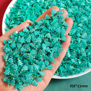 Yiwu Market Christmas Super Mini Jelly Fine Flash Cartoon Elk Muñeco de nieve Papá Noel DIY Nail Art Hair Clip Accesorios - Product Image 3