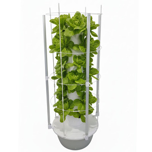 Sistema de Cultivo Hidropónico, Torre Hidropónica Vertical Interior y Exterior para 28 Plantas con Bomba, Kit de Germinación de Plantas - Product Image 3