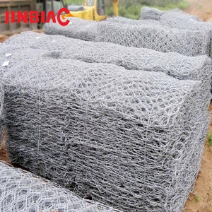 Boîte de panier de maille de Gabion plongée à chaud Cages en <span class=keywords><strong>pierre</strong></span> de fil de fer pour clôture de mur de soutènement de jardin Type de bobine de fil barbelé disponible à la vente - Product Image 4