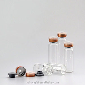 Flacons tubulaires en verre stériles pour injection, vente en gros d'usine, 5 ml, 20 ml, avec bouchon en caoutchouc, pour usage pharmaceutique et diffusion, compatibles 5 ml, 8 ml, 10 ml - Product Image 1