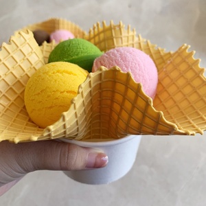 ขนมปลอม แพนเค้ก เค้ก ไอศกรีม ช้อน ขนมหวาน ของว่าง ขนมเค้กผลไม้ทรงกลมสไตล์ยุโรป ของตกแต่งคริสต์มาส - Product Image 6