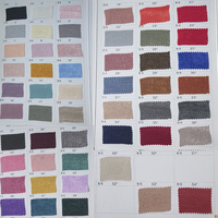 Tissu en velours 97GSM, léger et respirant pour chemise, collection printemps/été, en polyester, pour femme, tendance