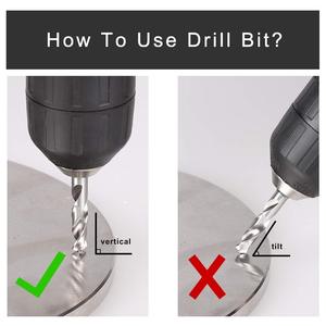 ATI-2026 Outils de travail du bois, forets rapides en acier inoxydable, forets spirales à tige hexagonale à changement rapide, finition brillante, ensemble pour le métal - Product Image 3