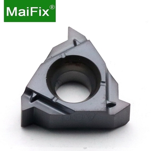 Maifix 10 Stück 11IR A60 <span class=keywords><strong>ZP10</strong></span> Hartmetall-Schneideeinsätze CNC-Drehwerkzeuge Stahlschneidende Diamant-Dreh- und Gewindeeinsätze - Product Image 6