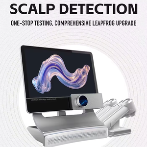 Portátil Ai cuero cabelludo UV piel análisis de <span class=keywords><strong>cabello</strong></span> espejo de belleza inteligente Trichocamera Wifi prueba de folículo piloso análisis de cuero cabelludo - Product Image 1