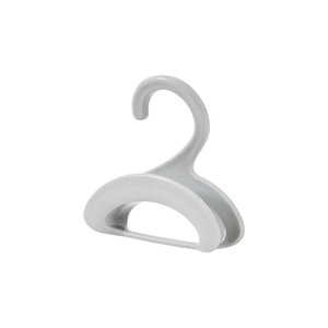 <b>Wardrobe</b> Tie And Belt <b>Storage</b> Rack Entryway Handbag Hanger Non Slip Hook Type Clothing Organizer Rectangle White Grey Slim Style - Product Image 5