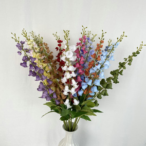Flores de <span class=keywords><strong>Campanula</strong></span> de Seda Hechas a Mano al por Mayor, 96 cm, <span class=keywords><strong>Campanula</strong></span> Artificial para Decoración del Hogar, Bodas, Día de San Valentín - Product Image 3