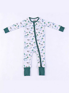 Pyjama Bébé en Bambou : Combinaison Pliante à Manches Longues Imprimée Mignonne pour Nouveau-né - Boîte Mystère - Product Image 3