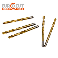 EUROCUT Tatain 6542 HSS outils de perçage droits forets hélicoïdaux en titane pour métal