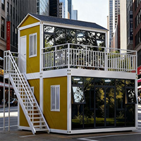 Maisons préfabriquées sur mesure à deux étages, maisons préfabriquées en conteneurs, maisons préfabriquées en conteneurs de 30 pieds et 40 pieds, conteneurs préfabriqués à 3 chambres, conteneurs en kit