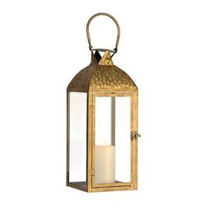 Vente en gros Unique élégant élégant fait à la main en laiton fini moderne décoratif personnalisé logo imprimé vintage antique lanterne d'intérieur - Product Image 1