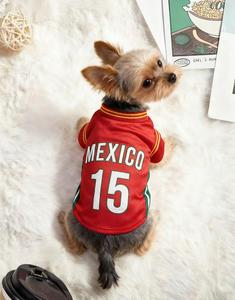 Ropa de Verano para Perros y Gatos al por Mayor, Ropa Deportiva Cómoda, Camisetas para Mascotas con Diseño de Fútbol, Ropa de Baloncesto - Product Image 6