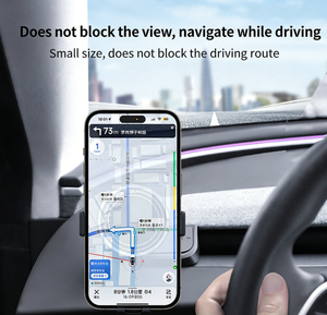 Support magnétique pour téléphone <span class=keywords><strong>Tesla</strong></span> Model 3/Y, 2 pièces, installation facile, support magnétique anti-vibration avec angle réglable - Product Image 3