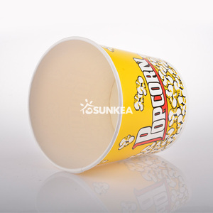 Vaso de papel ecológico de pared simple para <span class=keywords><strong>palomitas</strong></span> con revestimiento de PE, para galletas y <span class=keywords><strong>palomitas</strong></span>, 100% personalizable - Product Image 5