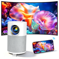 Nouveau projecteur intelligent 4K H2PT 2026 Android 14 5G Wifi LED avec batterie, mini projecteur vidéo portable pour home cinéma