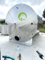 100% réservoir de stockage d'eau en acier inoxydable de qualité alimentaire de qualité supérieure avec taille personnalisée disponible pour l'industrie 5000L 10000L 20000L