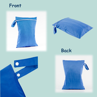 Sac à couches imperméable en polyester PUL solide de grande capacité, lavable, écologique, à poche unique, prix avantageux