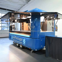 Aangepaste Concessie Food Truck Kleine Hotdog Coffeeshop Kar Mobiele Catering Fastfood Trailer Met Kookgerei Te Koop