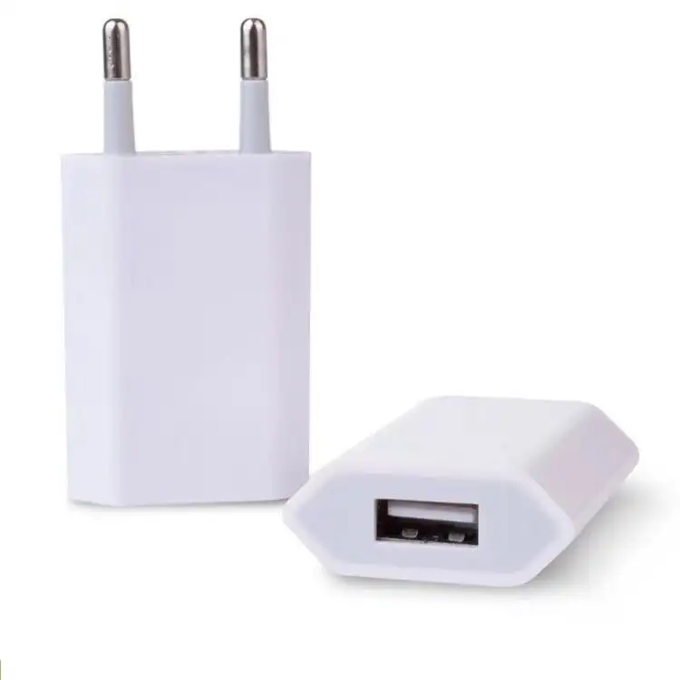 5V500mah 5V1A Travel Wall Adaptor us Plug Portable Usb Charging Block Mobile Charger Fast Charge Cube for iPhone 5 6 7 8 X Xr