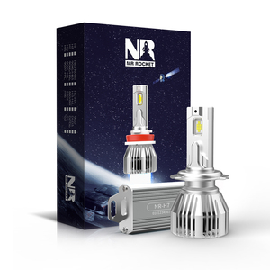 Accessoires de voiture, éclairage, phare LED super lumineux 55W 6000LM 6500k, branchement direct, phare pour Mark X 120, phares LED - Product Image 6