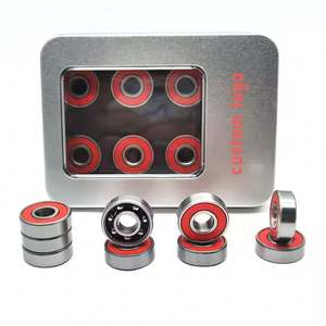 ขนาดที่กำหนดเอง/บรรจุภัณฑ์/โลโก้/วัสดุตลับลูกปืนเม็ดกลมร่องลึก608 608Z 608ZZ 608-2RS 608RS 608RZ สเก็ตบอร์ด S608สเก็ตบอร์ดแบริ่ง - Product Image 4