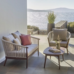 Sofá <span class=keywords><strong>de</strong></span> Exterior, Sillón para Patio, Jardín, Villa, <span class=keywords><strong>Terraza</strong></span>, Balcón, Impermeable, Muebles Sencillos <span class=keywords><strong>de</strong></span> <span class=keywords><strong>Madera</strong></span> Maciza - Product Image 3