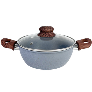 Bộ nồi chảo chống dính tùy chỉnh bằng thép <span class=keywords><strong>carbon</strong></span>, bộ nấu ăn gia đình, nồi và chảo chống dính, bộ nồi có nắp, không dính - Product Image 6