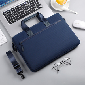 Sac pour ordinateur portable léger et imperméable en Oxford, sacoche d'affaires, sac de voyage grande capacité, bandoulière, logo personnalisé, unisexe - Product Image 2