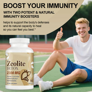 VitaHall Capsules de soutien à la santé du foie à base de zéolite clinoptilolite activée <span class=keywords><strong>pour</strong></span> adultes - 60 capsules/flacon - Product Image 6