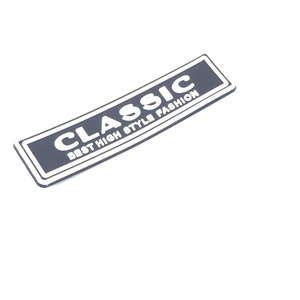 Offre Spéciale personnalisé <span class=keywords><strong>couture</strong></span> 3D colle souple étiquette Patch sur vêtements en plastique silicone Logo Badge fer sur PVC Patch sur vêtements - Product Image 3