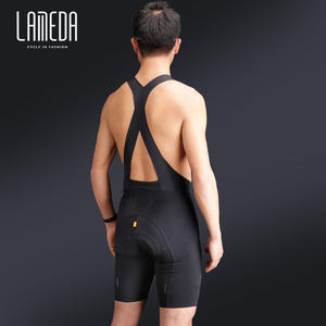 LAMEDA de alta calidad de corte libre transpirable negro bicicleta cabalgaba pantalones cortos de ciclismo bicicleta babero - Product Image 2