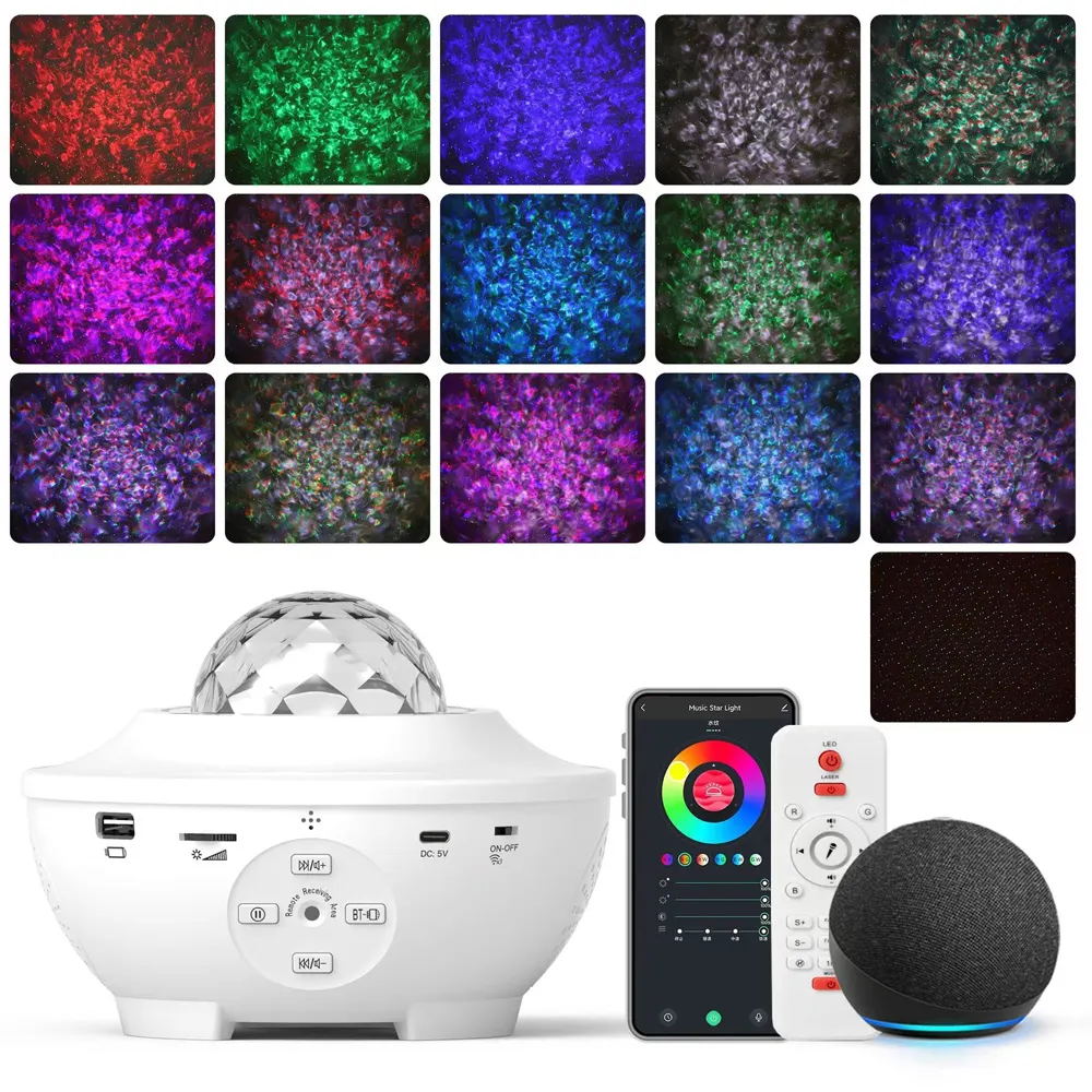 Nebula Remote star night light control Ocean wave star light Galaxy led star projection laser galaxy time bedroom projector