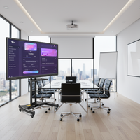 55 65 75 85 86 98 110 inch pen-touch interactief plat scherm 4K LCD digitaal interactief smartboard voor scholen en onderwijs