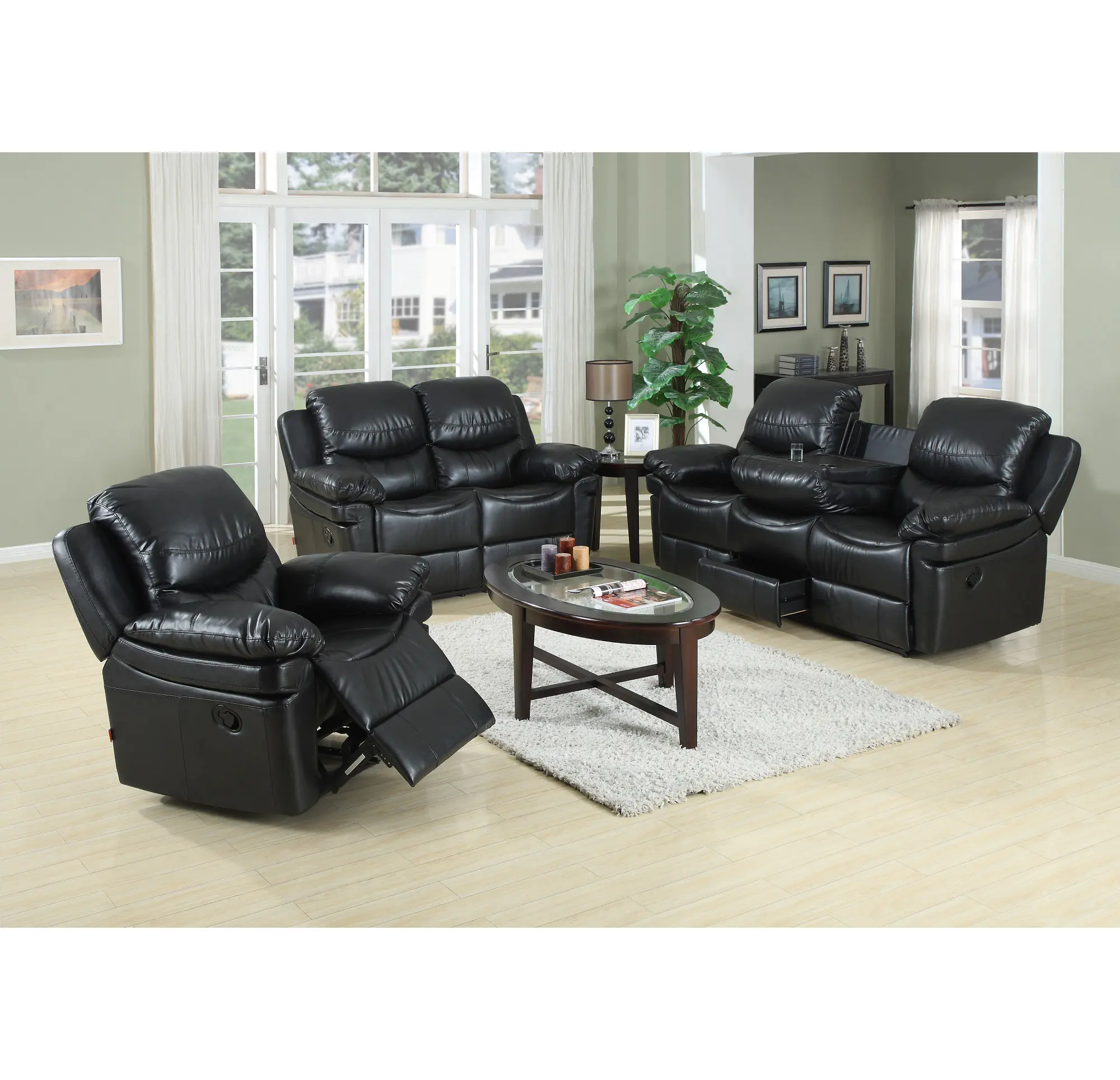 Factory supply OEM wide tv couches for online sale office/hotel recliner sectional sofa set