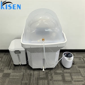 Kisen di alta qualità portatile per lavare i capelli giapponese <span class=keywords><strong>Spa</strong></span> 60l lavello Shampoo per parrucchieri 23l serbatoio dell'acqua di scarico 110v 220v - Product Image 5