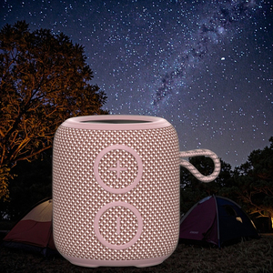 Loa không dây <span class=keywords><strong>mini</strong></span> TWS ô tô bán buôn OEM <span class=keywords><strong>2025</strong></span>, model H50, 1200mAh, 6W, ghép nối stereo thực thụ, âm thanh sống động, đèn LED RGB, AUX 5W - Product Image 1