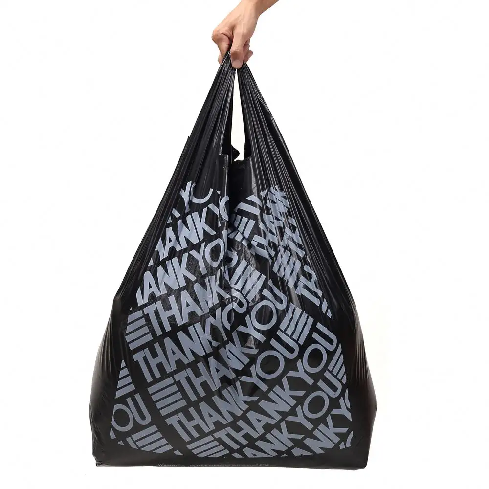 Taiyang saco de plástico fosco personalizado com alça, saco de plástico para compras