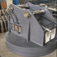 Imán Hidráulico de Elevación para Excavadora de 15 a 45 Toneladas, Accesorio para Excavadora Hidráulica, Imán Eléctrico de Elevación para Chatarra