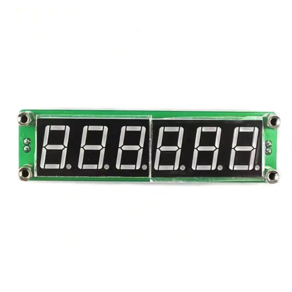 Taidacent Màu Đỏ màu xanh lá cây màu xanh 6 chữ số LED Hz tần số Meter kỹ thuật số Hertz Meter hiển thị 65MHz tần số kỹ thuật số mô-đun