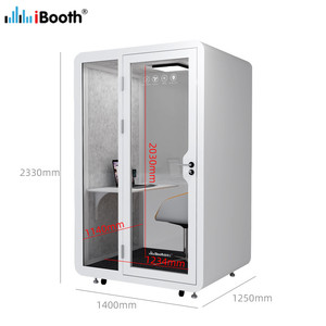 Modern 0ffice Furniture Home Pod Estudio portátil Trabajo A prueba de sonido Móvil Insonorizado Single Person Office Pods - Product Image 4