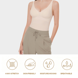 Best Selling Daily Wear Women's One-Piece Knitted Wireless Breathable Non-Slip Adult Polyester/Nylon Push-Up <b>Bra</b> - Product Image 3