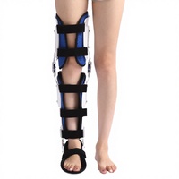 Vente directe d'usine de fixateur externe pour fracture de l'articulation du genou, réglable, respirant, doublure ajustable, pour membre inférieur