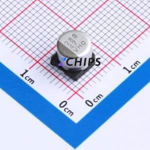 ตัวเก็บประจุแบบไฮบริดของเหลว-ของแข็ง HHXC350ARA470MF61G อลูมิเนียมอิเล็กโทรไลต์ แบบ SMD, ขนาด D6.3xL6.1 มม. 47uF 20% 35V 900mA-100kHz - Product Image 1