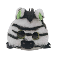 Personnalisé doux arc-en-7 pouces en peluche cylindre en peluche jouet