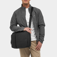 Maletín de negocios Retro de Nueva Inglaterra para hombre, bolsa impermeable para ordenador portátil de nailon, bolsa de mensajero de viaje de trabajo de gran capacidad