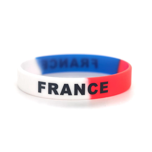 Pulsera de Silicona Personalizada con Logotipo Grabado en Relieve, Brazalete de Goma con Bandera Nacional para Eventos Deportivos, Pulsera de Silicona para Aficionados - Product Image 6