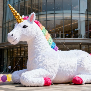 Grande figurine d'ours en peluche gonflable en PVC imperméable ou en tissu Oxford pour la promotion commerciale et la décoration d'événements - Product Image 3