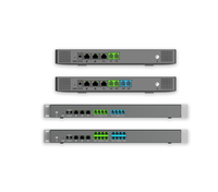 Grandstream UCM6301 - Sistema de Telefonía IP PBX Unificado, 1FXS, 1FXO, 3GE, PoE+, 500 Usuarios, 75 Llamadas Simultáneas, para Pequeñas y Medianas Empresas y Oficinas Empresariales