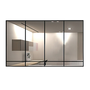 <span class=keywords><strong>Precio</strong></span> más bajo de fábrica, Partición de vidrio personalizada, decoración de oficina, baño, Partición de pared de medio vidrio - Product Image 3