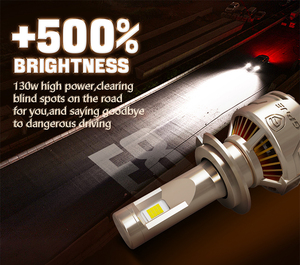 Gpne <span class=keywords><strong>E8</strong></span> 130W 5500K 9005 H4 H7รถ LED ไฟหน้ารถพร้อมชิพ lextar LED IP68กันน้ำได้13000 Lumens - Product Image 5